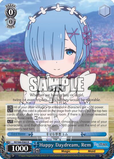 Happy Daydream, Rem