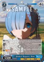 Modest Request, Rem - Re:ZERO - Weiss Schwarz - TCGplayer.com