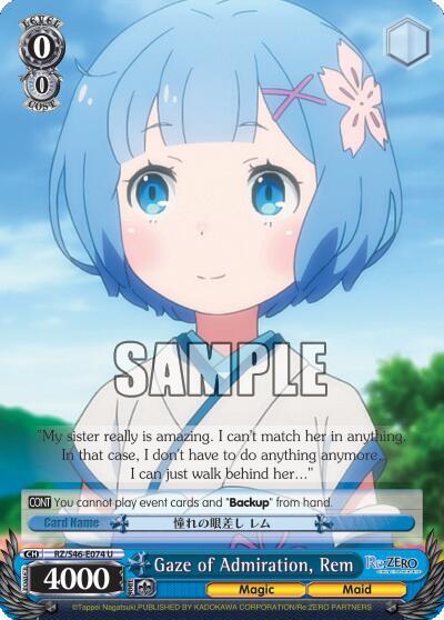 Gaze of Admiration, Rem