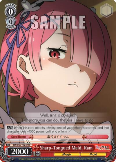 Sharp-Tongued Maid, Ram
