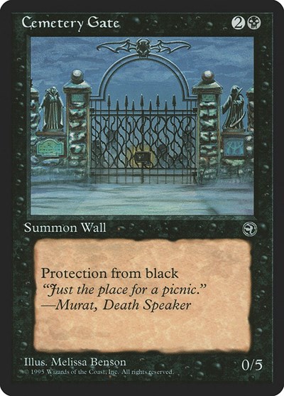 Cemetery Gate (Version 2) from HML #44b, Magic: The Gathering card