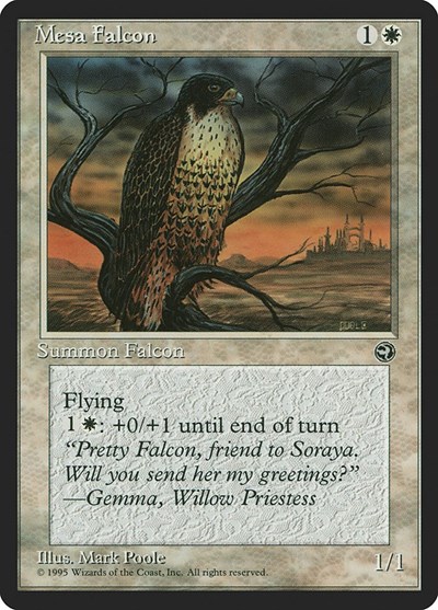 Mesa Falcon (Version 2) from HML #10b, Magic: The Gathering card