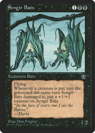 Sengir Bats (Version 2) from HML #57b, Magic: The Gathering card