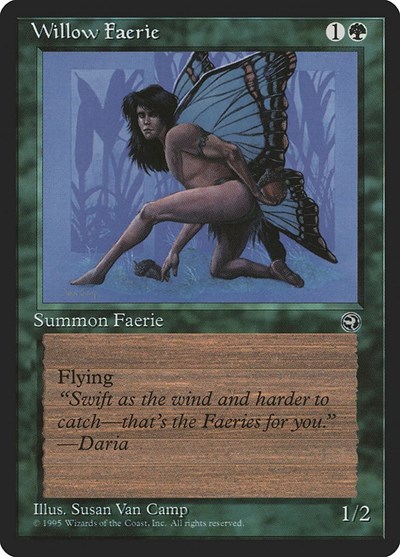 Willow Faerie (Version 2) from HML #99b, Magic: The Gathering card