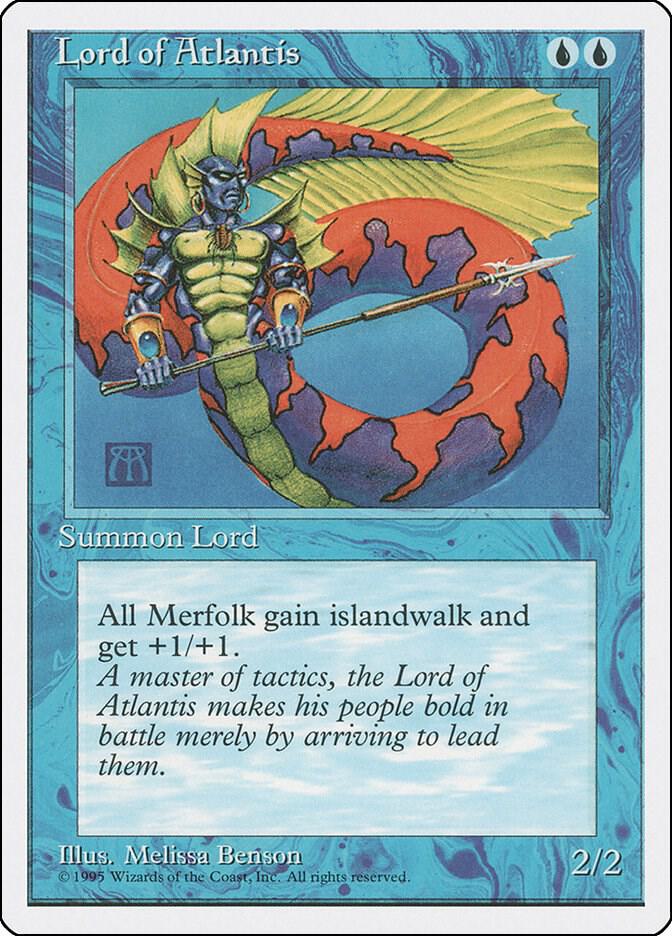 プロモ foil アトランティスの王/Lord of Atlantis 4枚 Lord of