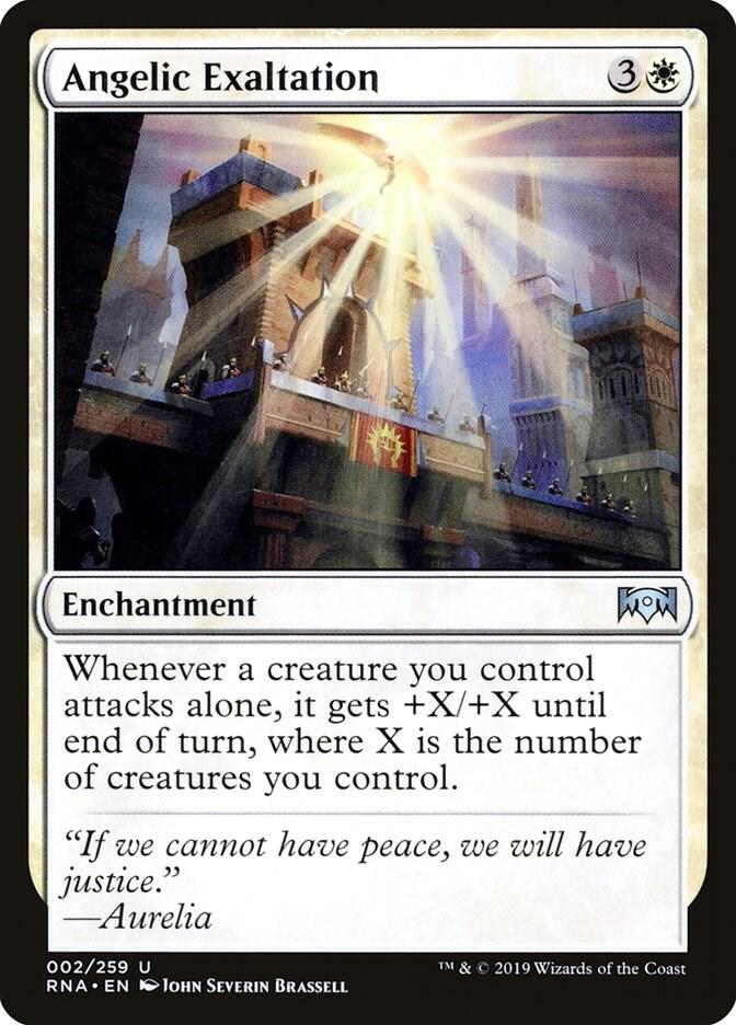 Angelic Exaltation - Ravnica Allegiance - Magic: The Gathering