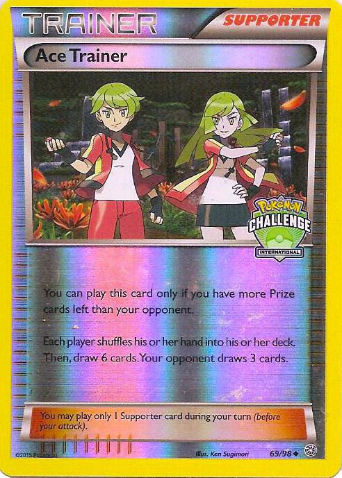 Ace Trainer - 69/98 (International Challenge) 069/098 from League & Championship Cards