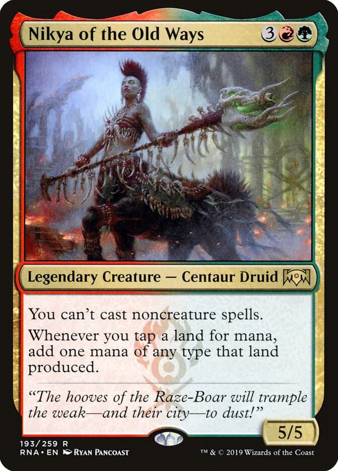 Nikya of the Old Ways - Ravnica Allegiance - Magic: The Gathering