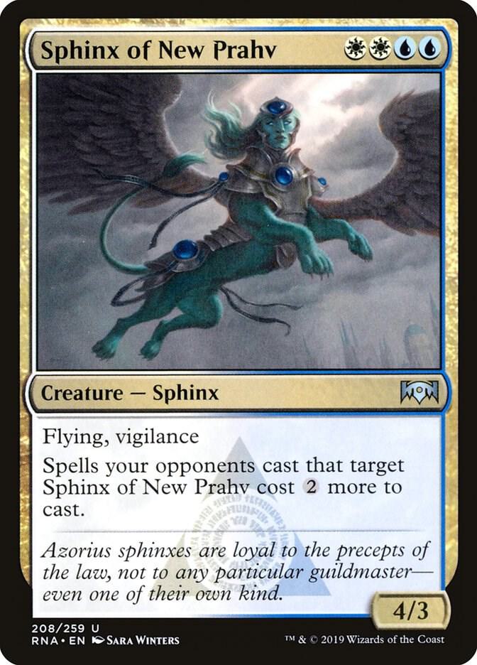 Sphinx of New Prahv - Ravnica Allegiance - Magic: The Gathering