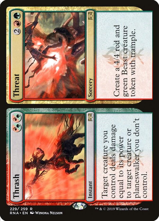 Thrash // Threat - Ravnica Allegiance - Magic: The Gathering