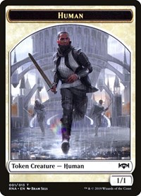 Human Token - Ravnica Allegiance - Magic: The Gathering card