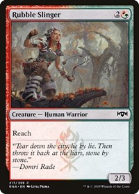 Rubble Slinger - Ravnica Allegiance - Magic: The Gathering card