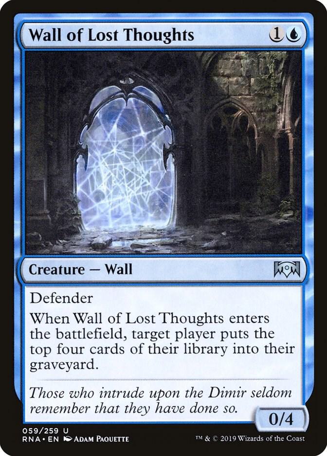 wall cards mtg Mnemonic Wall [Conspiracy: Take the Crown] main image 0