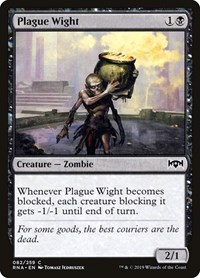 Plague Wight - Ravnica Allegiance - Magic: The Gathering card