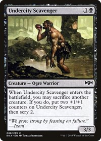 Undercity Scavenger - Ravnica Allegiance - Magic: The Gathering card