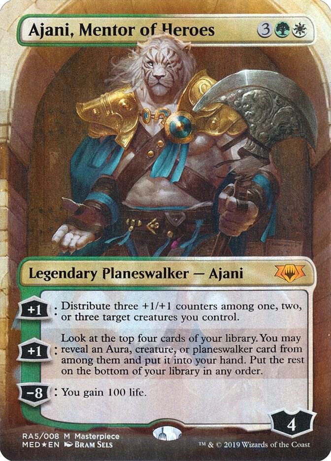 Ajani, Mentor of Heroes - Mythic Edition: Ravnica Allegiance - Magic: The Gathering - TCGplayer.com Ajani, Mentor of Heroes - Mythic Edition: Ravnica Allegiance - Magic: The Gathering - TCGplayer.com