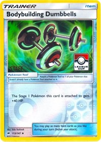 Bodybuilding Dumbbells - 113/147 (League Cup) [Staff] #113/147 from League & Championship Cards Pokemon card image