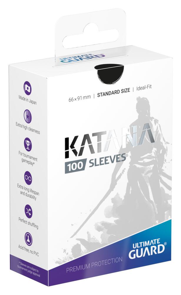 Katana 2018 Standard Size Sleeves - Black (100-Pack) - Ultimate