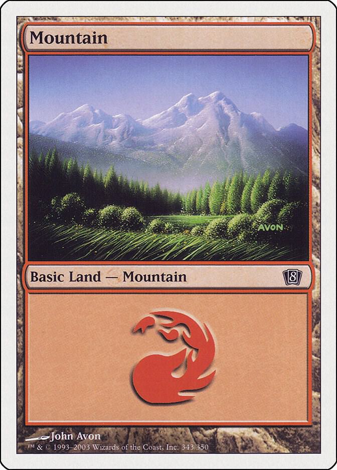 Mountain (343) 343 card
