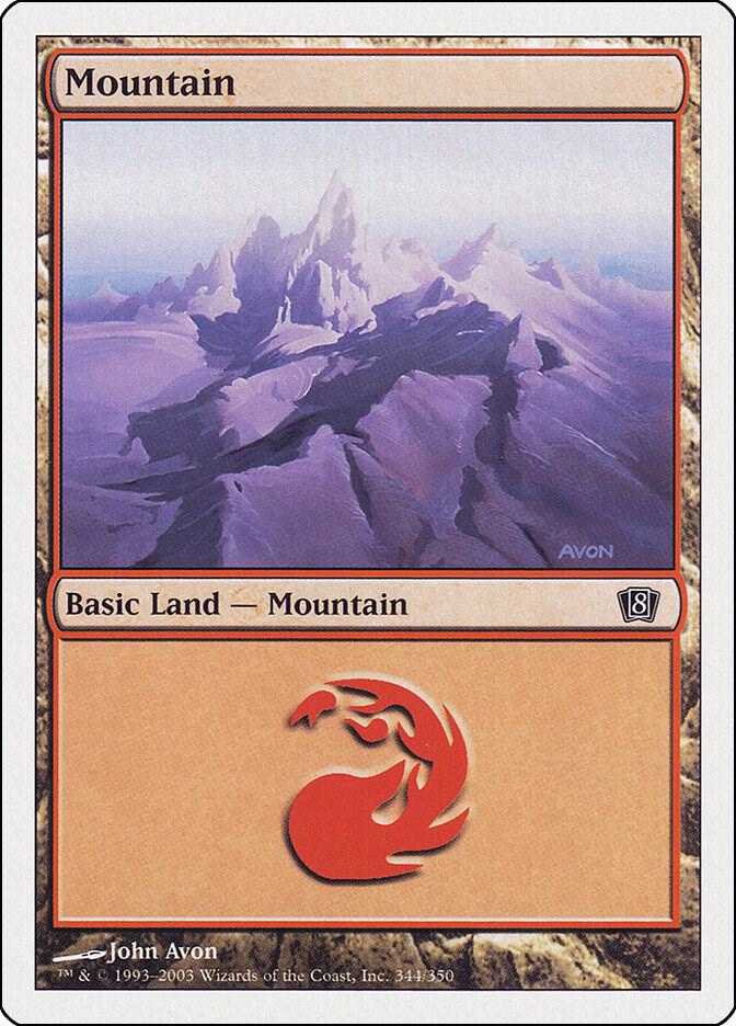 Mountain (344) 344 card