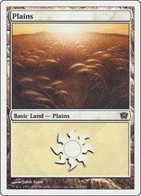 Plains (333) - 9th Edition - Magic: The Gathering card