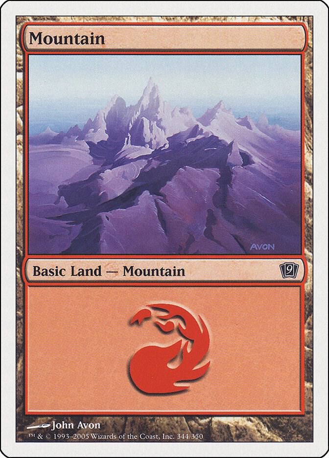Mountain (344) 344 card
