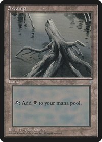 Swamp (355) - Ice Age - Magic: The Gathering card