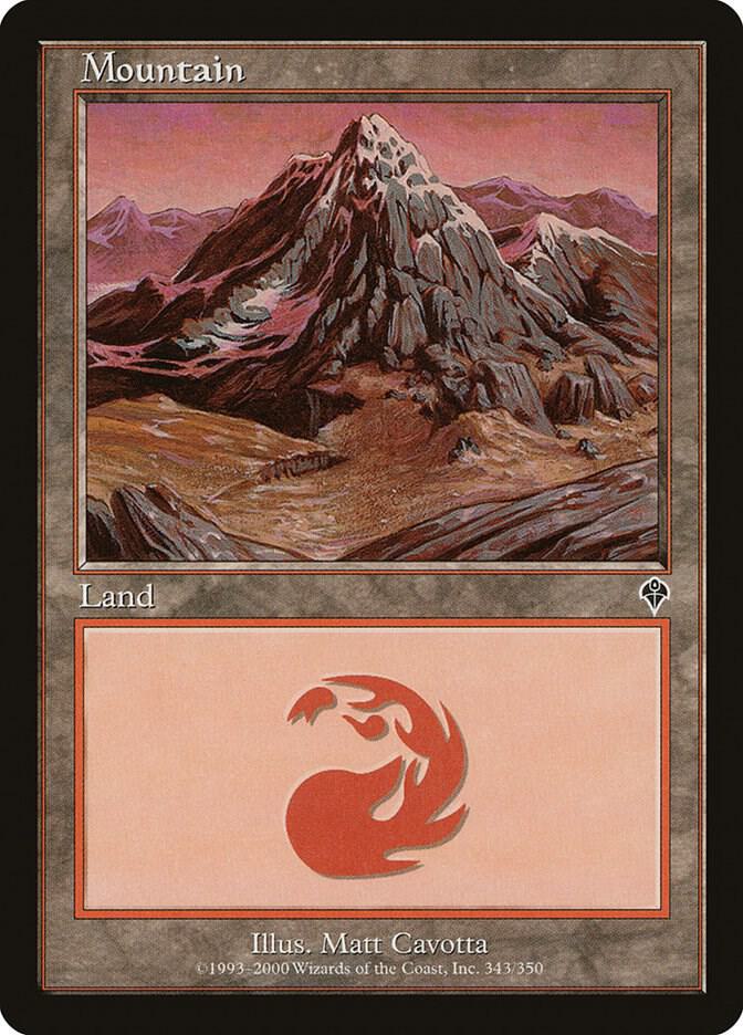 Mountain (343) - Invasion - Magic: The Gathering - TCGplayer.com
