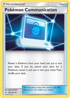 pokemon communication gold card 196/181 Secret Rare Item (Team Up) + TitanCards® Toploader Toys Originally released February 1 Pokemon Communication (98/123) (League Promo)