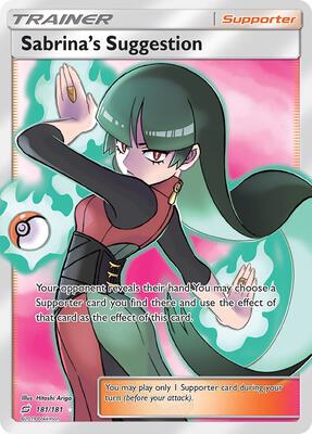 Sabrina's Suggestion (Full Art) - SM - Team Up - Pokemon