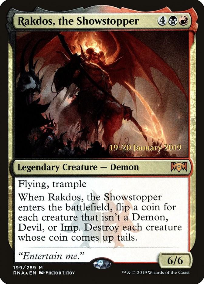 Rakdos, the Showstopper #199s — Ravnica Allegiance Promos