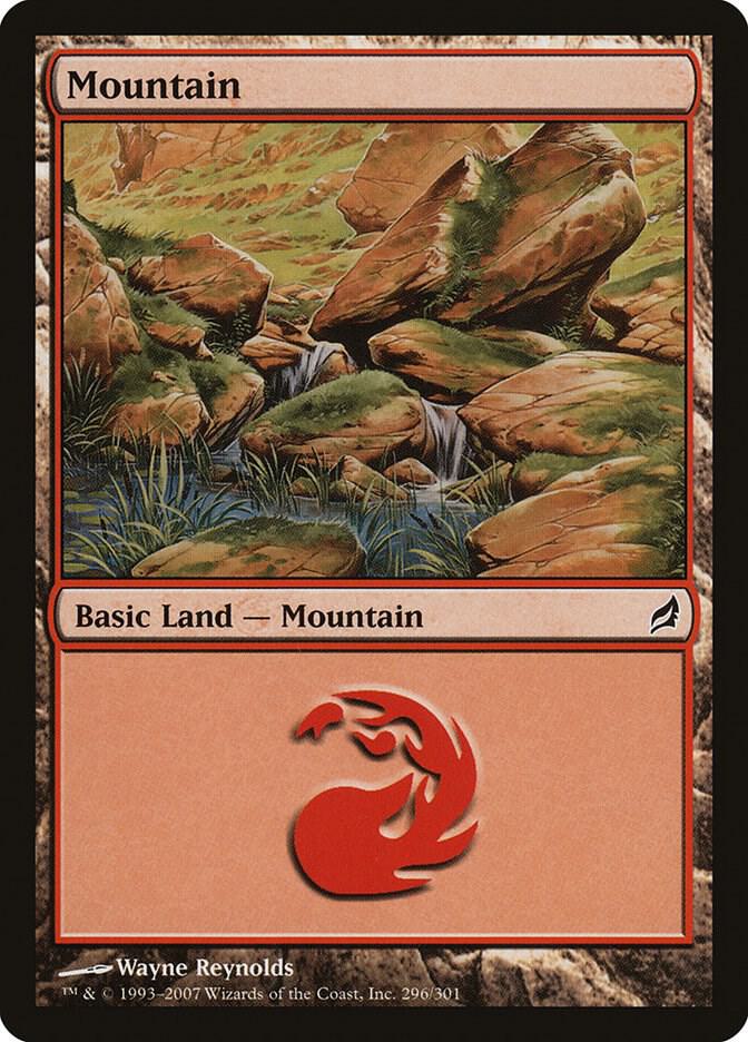 Mountain (296) 296 card