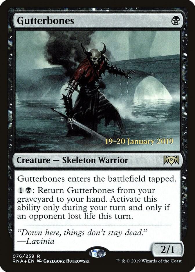 Gutterbones #76s — Ravnica Allegiance Promos