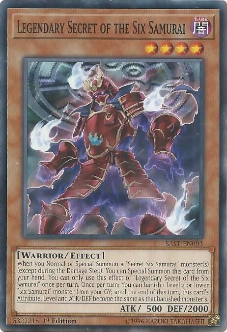 Legendary Secret of the Six Samurai - Savage Strike - YuGiOh