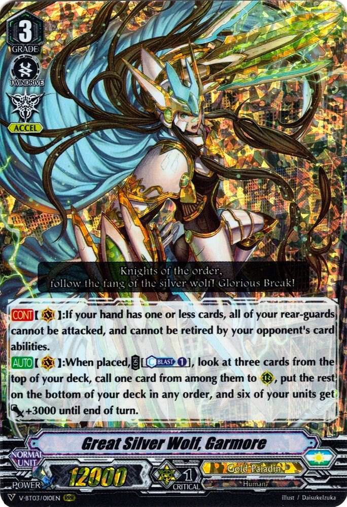 Great Silver Wolf, Garmore - V-BT03: Miyaji Academy CF Club