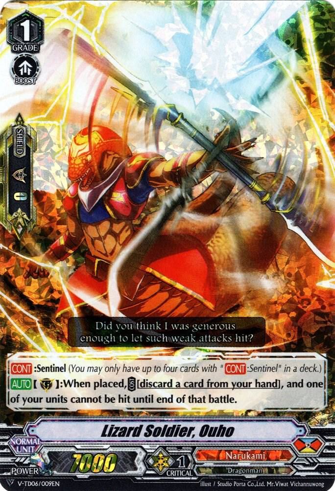 Lizard Soldier, Ouho (RRR Foil)