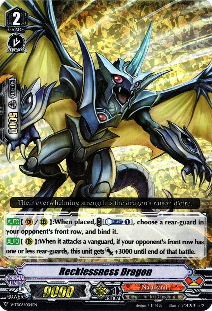 Recklessness Dragon (RRR Foil)
