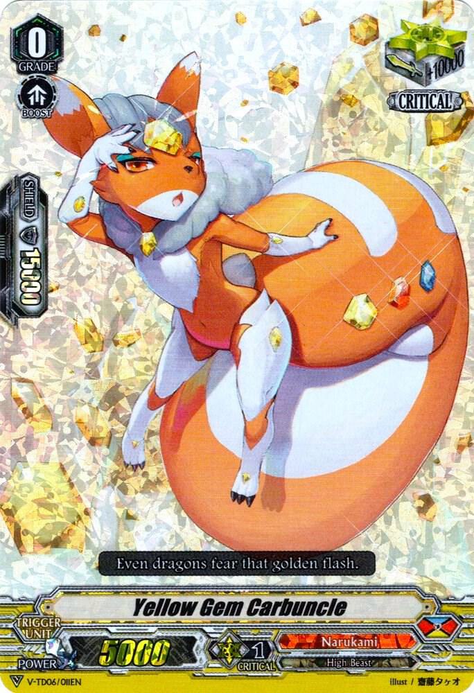 Yellow Gem Carbuncle (RRR Foil)