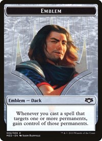 Emblem - Dack Fayden - Mythic Edition: Ravnica Allegiance - Magic: The Gathering card
