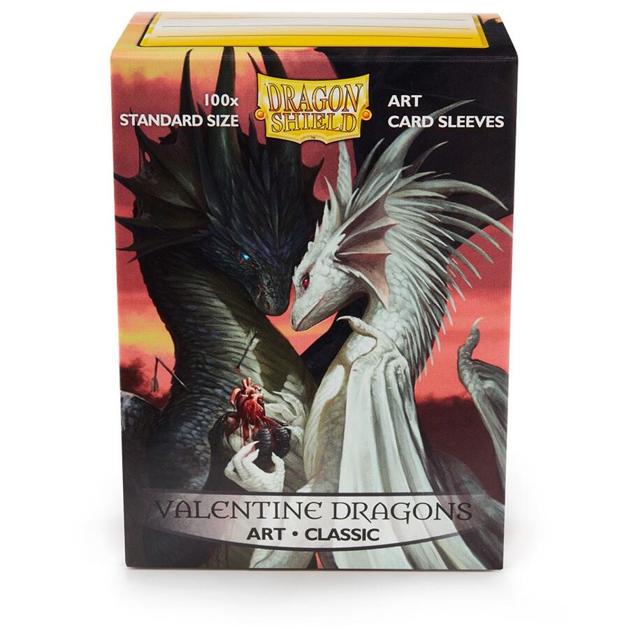 Dragon Shield 2019 Limited Edition Art Sleeves - Valentine Dragons  (100-Pack) - Dragon Shield Card Sleeves - Card Sleeves