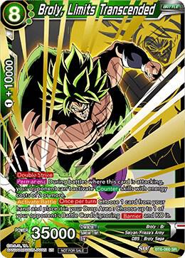 Broly, Limits Transcended (Event Pack 3 - 2019) #BT6-060_PR — Promotion Cards