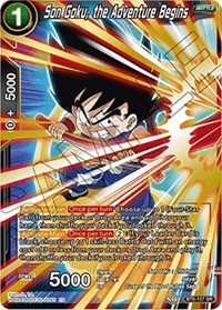Son Goku, the Adventure Begins card art