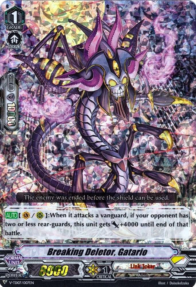Breaking Deletor, Gatario (RRR Foil)