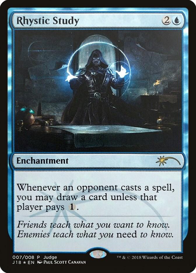 mtg final fantasy rhystic study Sephiroth, Fabled SOLDIER / One-Winged Angel