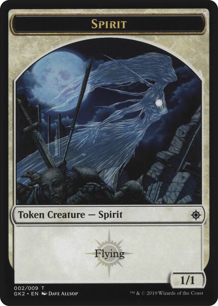 Spirit (002) // Spirit (010) Double-Sided Token - Ravnica