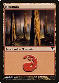 Mountain (294) - Time Spiral - Magic: The Gathering card