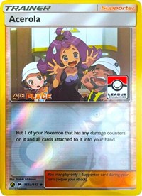 Acerola - 112a/147 (League Challenge) [4th Place] #112a/147 from League & Championship Cards Pokemon card image