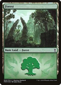 Forest - Gruul (B08) - Launch Party & Release Event Promos - Magic: The Gathering card