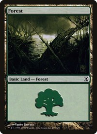Forest (299) - Time Spiral - Magic: The Gathering card