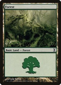 Forest (300) - Time Spiral - Magic: The Gathering card